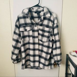 F21 Plaid Flannel Jacket